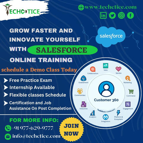 Top 10 Salesforce Admin Certification Courses in Techctice Bhubaneswar Job Assistance.